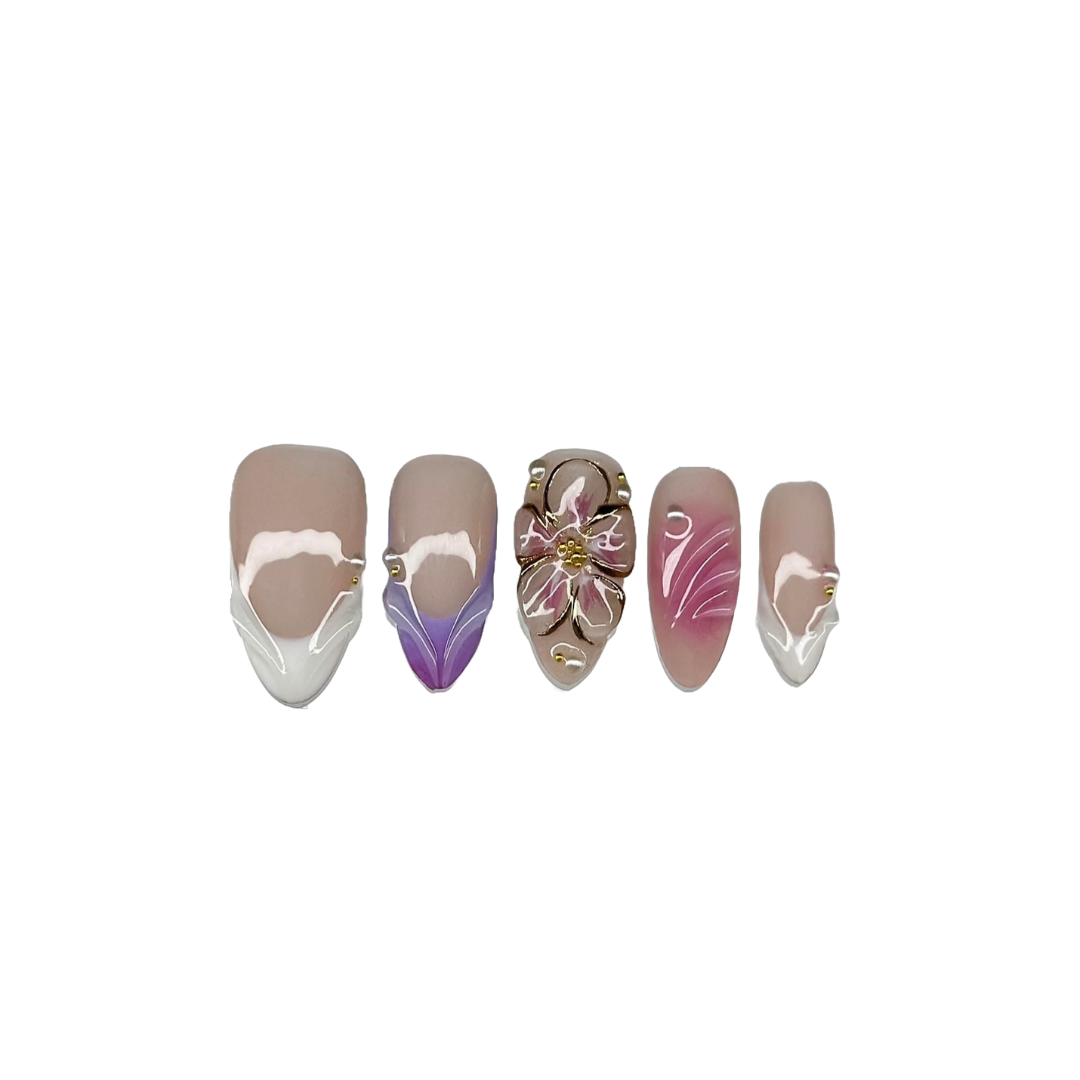 White & Purple French